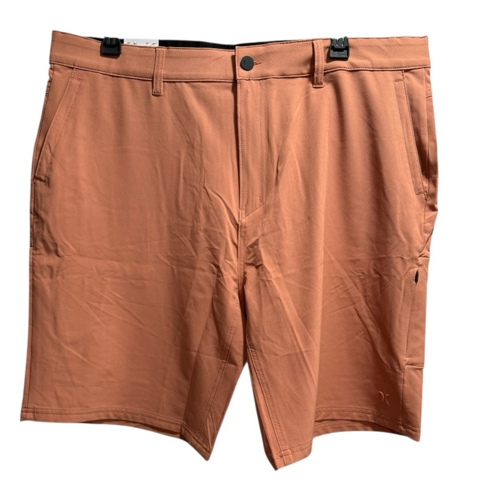 Hurley Mens Trek Hybrid Shorts, Orange, size 40 NWT